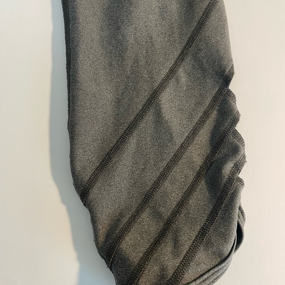 Under Armour Womens Gray Compression Leggings Cutouts Workout Medium M - Picture 2 of 7